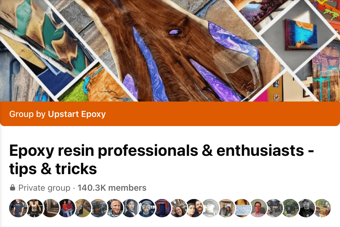 The Upstart Epoxy customer community